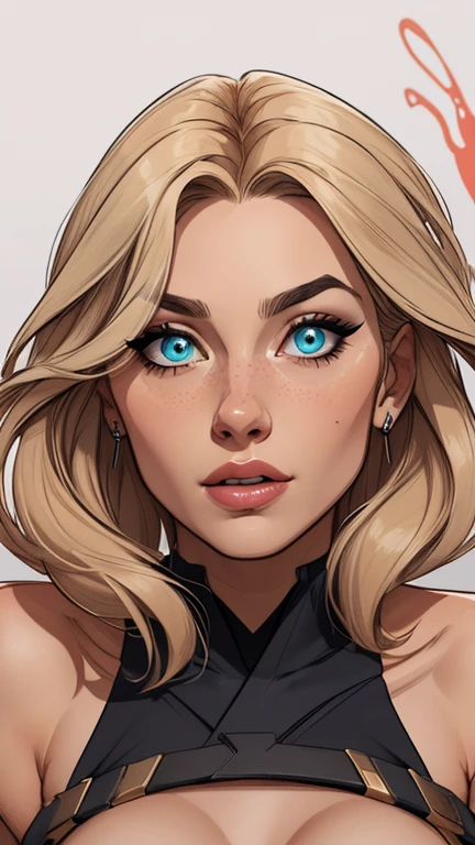 Personagem mulher ninja com marcas de guerras Imagem de desenho animado de uma mulher .cartoon style illustration, estilo de arte dos desenhos animados, estilo de arte dos desenhos animados, digital illustration style, design de personagens altamente detalhado, arte digital detalhada coragem, Forest fan art, Design de personagens de retrato, beautiful digital illustration, retrato de alta qualidade, Arte em quadrinhos, mulher jovem cabelo com transas lindas . Beautiful outlined eyes Medium large bust and wonderful sensual clothes. expression of sexual desire image from the waist to the head illustration