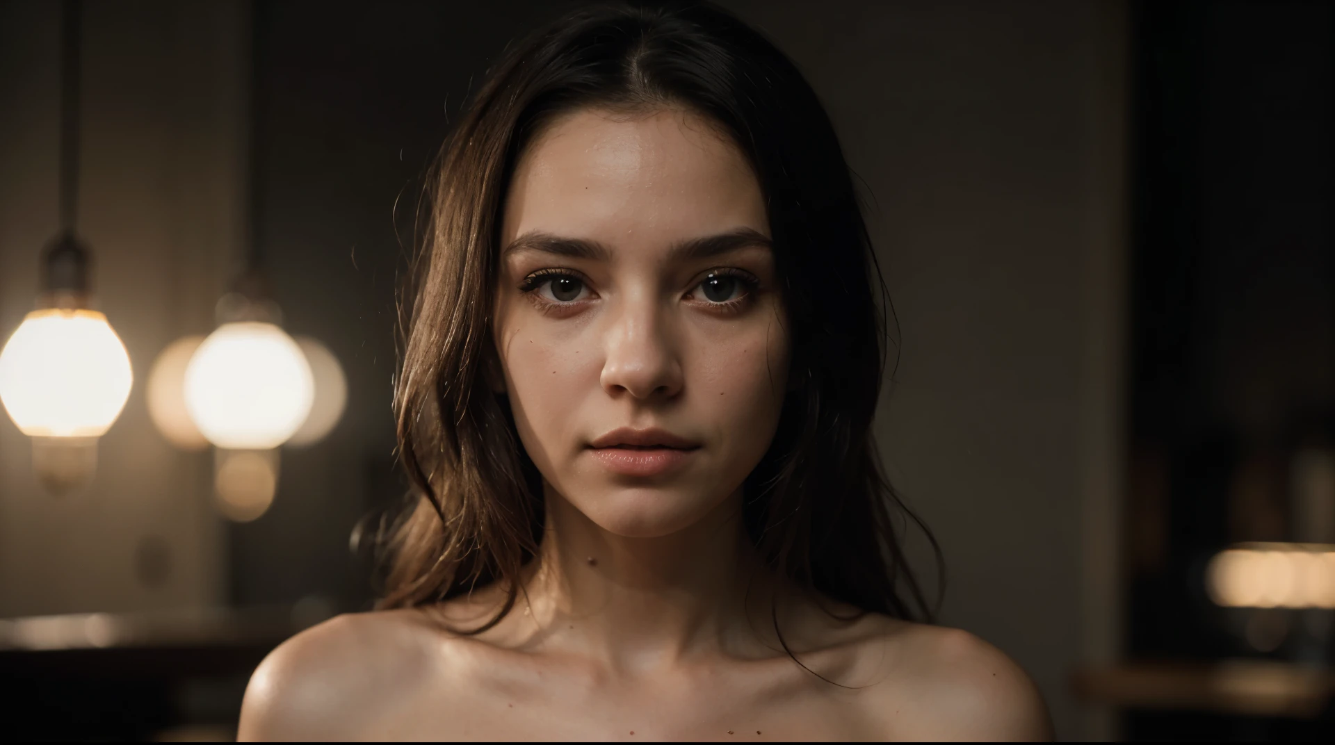 closeup portrait photo of beautiful 24 y.o goth woman, makeup, 8k uhd, high quality, dramatic, cinematic, full body, ?????, hairy ?????? 1.8, seductive gaze, silky hair, realistic skin texture, best quality, ultra high res, (photorealistic:1.4), high resolution, detailed, raw photo, Nikon d850 film stock photograph 4 kodak portrait 400 camera f1.6 lens rich colours hyper realistic lifelike texture dramatic lighting, sexy, provocative, extreme detail description ,professional, vivid colours, tiny breasts, pert nipples 1.5, raven black hair, no clothes, stretch marks breasts, RAW photo ((portrait:1.8)) of a (young girl:1.5), very hairy ??????, large clitoris, perfect face, pale skin, no tattoos, nose ring