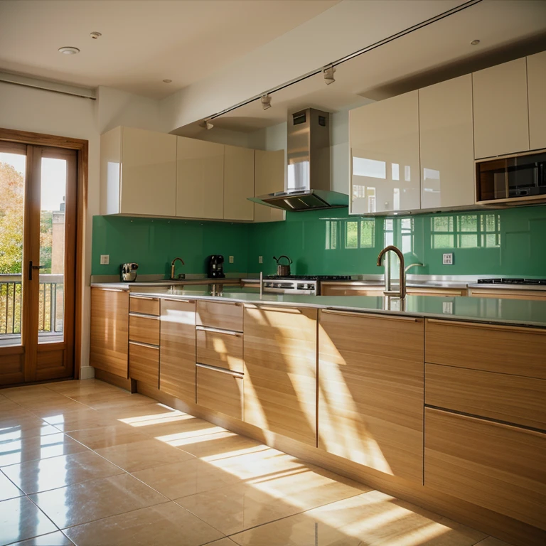 Raw photo,Masterpiece, high quality, best quality, authentic, super detail,
indoors, interior ,aiaigroup, ,kitchen room, kitchen cabinet, modern style, daylight