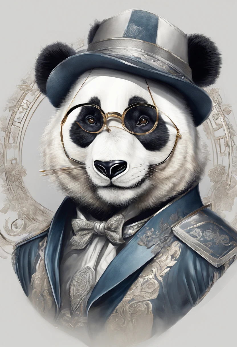 A panda with expensive parts