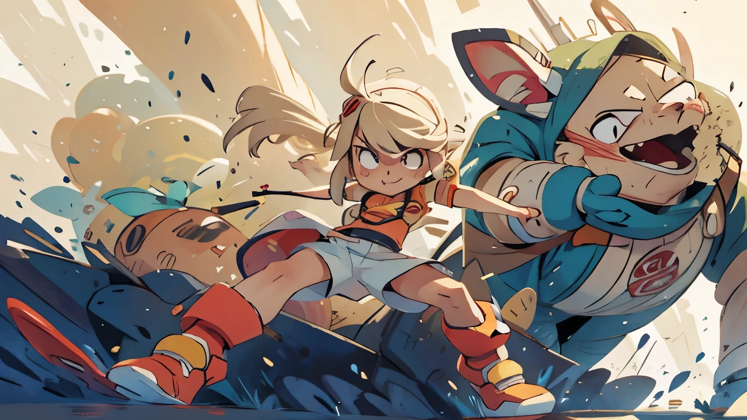 More cartoon style, Edge lines are clearer