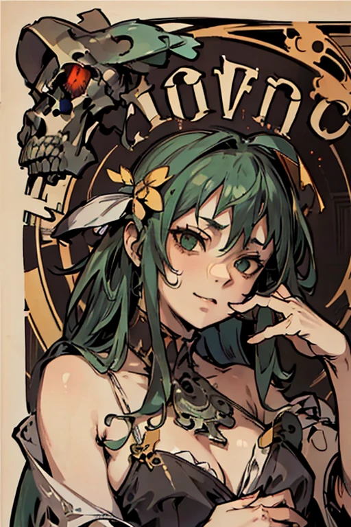 neliel from (Bleach anime), (beautiful green eyes), green hair, torn clothes, long hair,  neliel skull mask barefoot. sexy raking light, sitting in Hall of the Demon Queen
<lora:nelielBLEACH_nelielV2:.9>
photorealistic, photo of Neliel, masterpiece, realistic, realism, photorealism, high contrast, photorealistic digital art trending on Artstation 8k HD high definition detailed realistic, detailed, skin texture, hyper detailed, realistic skin texture, armature, best quality, ultra high res, (photorealistic:1.4),, high resolution, detailed, raw photo, sharp re, by lee jeffries nikon d850 film stock photograph 4 kodak portra 400 camera f1.6 lens rich colors hyper realistic lifelike texture dramatic lighting unrealengine trending on artstation cinestill 800