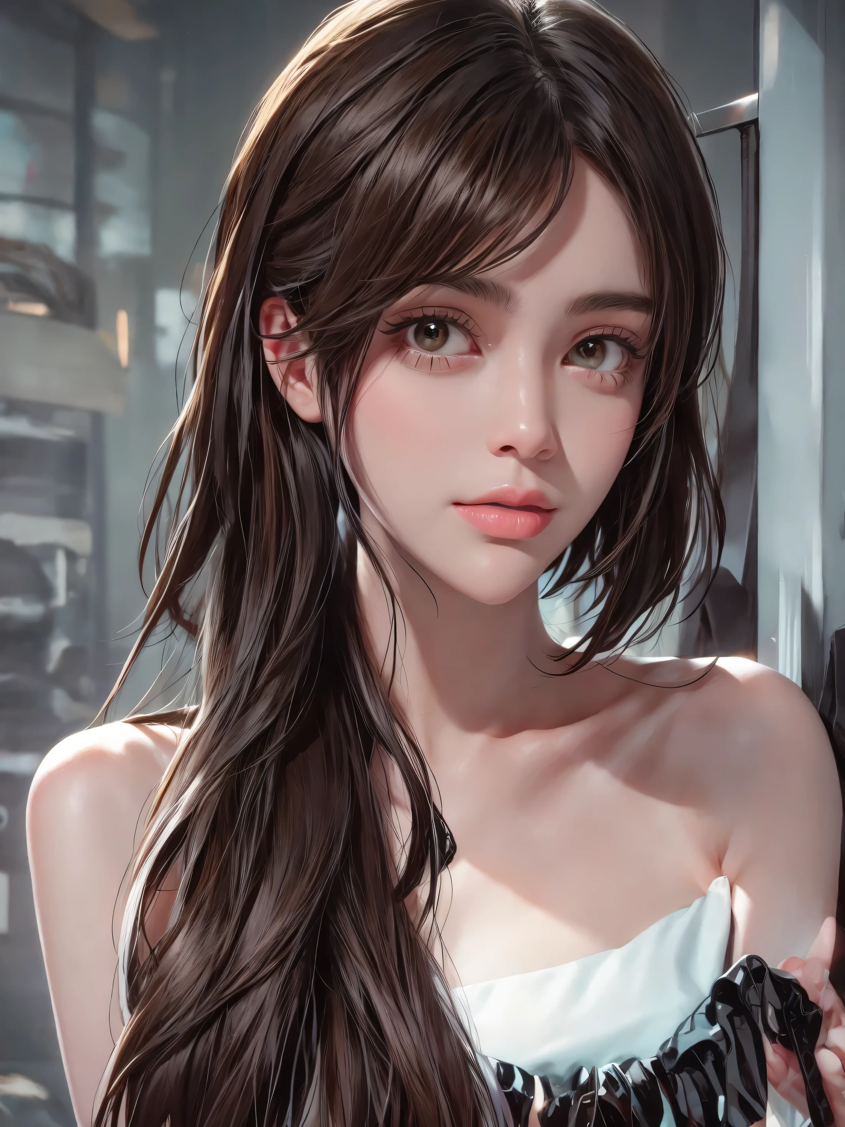 short hair、Short brown hair、