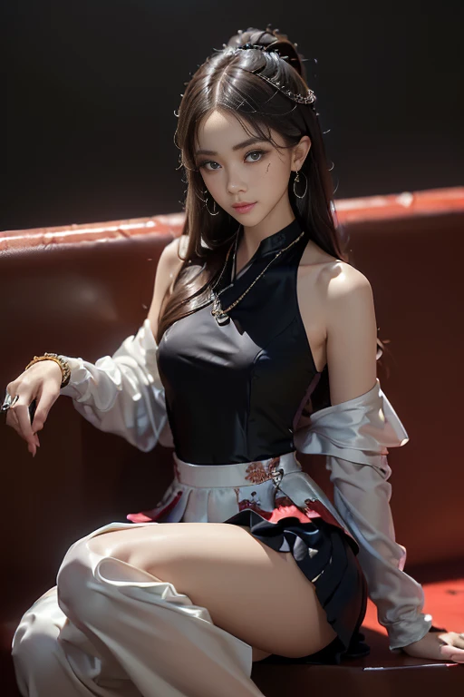 !!you have a mission!! task (((The most beautiful women in outfits perfectly tailored for specific occasions))), (give a solution!!!!), (((一条规则yes黄金比例和白平衡))), ((Always draw hands and fingers correctly, If you make a mistake,so please correct it)), Beautiful women with perfect figures dressed in beautiful clothes, made from available materials ( ((silk), (canvas, Nylon)), (latex race), ((有race)), (((jewelry))), chain mail, bracelet, period, earrings, Daily necessities)), Please try to draw them all., ( ((I encourage you to choose the right background for your phenomenally drawn creation)), (Use any technology, any style, Any clothes, even choosing ((eye color, hair color, Even the hairstyle, cosmetics, anyway、How to do it))), ((experiment, binding complex, 多层材料用装甲和精致的材料进行experiment用整个调色板的颜色和阴影进行experiment)), (masterpiece:1.Hot realism:1.37), (actual:1.5), (Extremist_be familiar with:1.3), (The Extremist -The high-definition), Depth of the bounds written, (highest quality), attention to detail, double eyelid, wear off-shoulder tops, full body female love, If you want, You stand, (level), 有race, (race), ((charm, paparazzi took a photo of her)), Medium contrast, pastel colour, long legs, yes, ((layer cut: 1.32)), ((bright colored clothes)), ((lively,positive,lively)), ((no Pantieposing thighs)), (:1.6), ((black silken skirt, (small skirt:1.22), no_, bending)), ((hip wrap skirt))), (Look at one side, look up, look down, random expression), (rich,Includes decorative embroidery:1.2), ((Highly intricate and spectacular jumpsuit design:1.38)), (red-white-black epic 有race:1.38), (sharp focus), ((Highly intricate and spectacular jumpsuit design:1.38)), ((city night), (neon light), (night), ((Your style in the wind)))