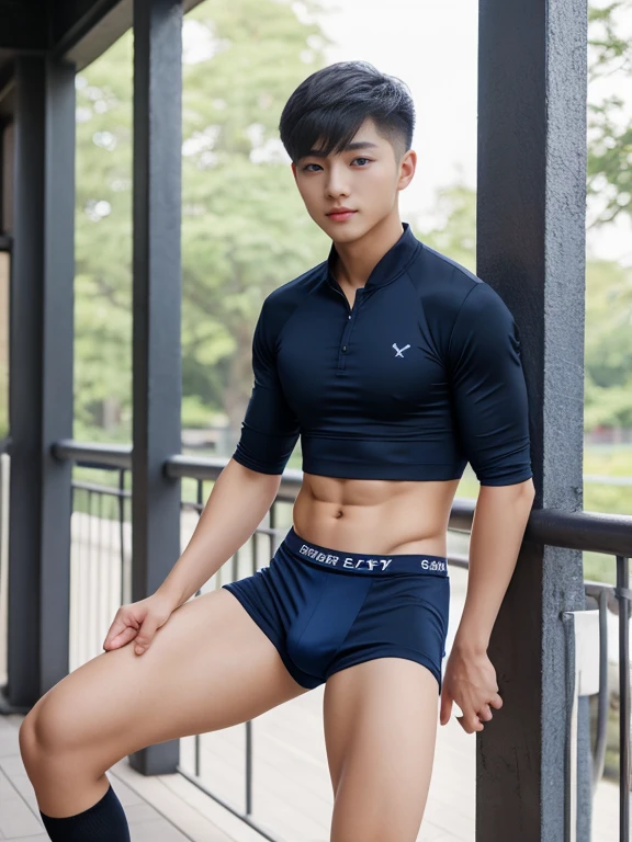 teenagers , young , light-skin , wearing an dark blue sexy underwear, tmasterpiece,k hd,the feet ,black long socks,The barefoot , blue colour , handsome and cute , extreme cute boy , white skin , dark blue underwear boxers shorts , extremely tall and cute boy ,oppa model , handsome model , full body , dark blue boxers underwears short shorts , black socks , white light-skin , Chinese model , young boy , white skin , handsome and extremely cute , blue boxers underwear shorts , long black socks , handsome model , at the park , jogging , model oppa , long legs , jogging , running , high knee black socks ,black long socks , stand up , extremely tall , extremely high , blue underwears , blue sports underwear , long black socks , clean and white legs , Chinese model , extremely long legs , looking at the camera , clean and white thigh , heavy bulge , kid face , baby face , wearing jacket , blue underwears boxers , light and white skin , Chinese model , strike a pose , sexy pose , horny boy , high knee black socks , long black socks , japanese gym short shorts , youth , dark blue boxers shorts , cute shota chinese face , big huge boxers bulge