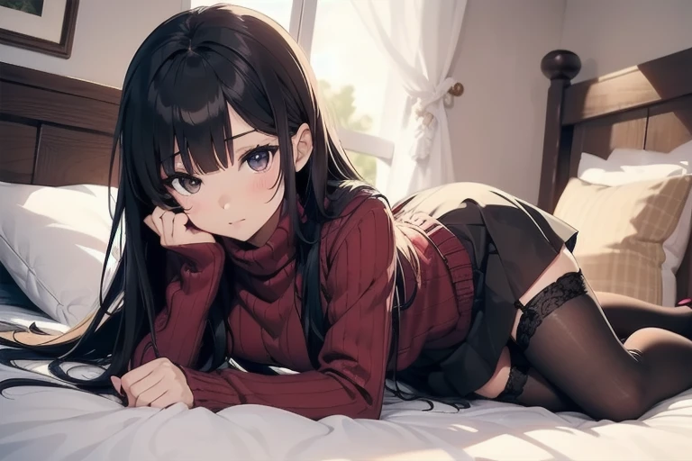 masterpiece, best quality, perfect anatomy, perfect art, 
(8k, best quality, masterpiece:1.2), ultra-detailed,
dark intense shadows, sharp focus, good composition, intricate, (dim lighting), photon mapping, 
Tohsaka Rin
1girl, solo, full body, detailed eyes, detailed face, blush, slim thighs, slender, smoky blue eyes, large breasts, perfect breasts,
black hair, short hair, twin tails, black bowknots, bangs
fancy clothes, (red shirt), long sleeves, (black skirt), (black thighhighs), ribbon,
sexy pose, worrying,
(night), (starry sky), school, corridor,
<lora:rin:0.8>,
<lora:add_detail:0.5>,
 <lora:ran:0.5>