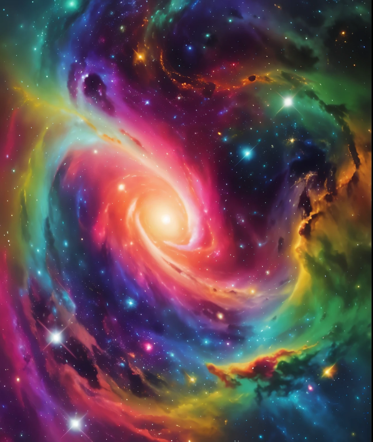 Colorful galaxy with a bright star at the center, cosmic and colorful, Space Color, Sunny rainbow galaxy rough sea, Galaxy light color, Colorful nebula, Colorful nebula background, The colorful last moon gate of the universe, beautiful galaxy, galaxy colored, Space color, universe space, in a cosmic nebula background, galaxy universe nebula, Colorful nebulas, Colorful galaxy theme colors