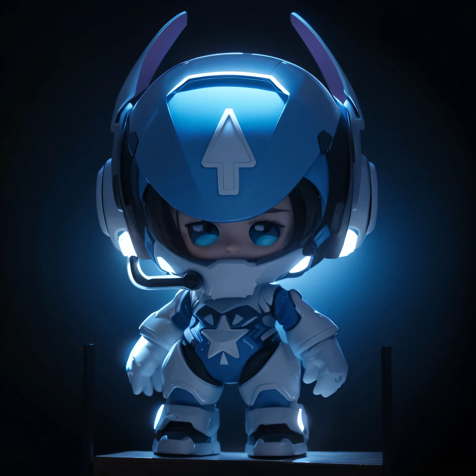Technology cute blue