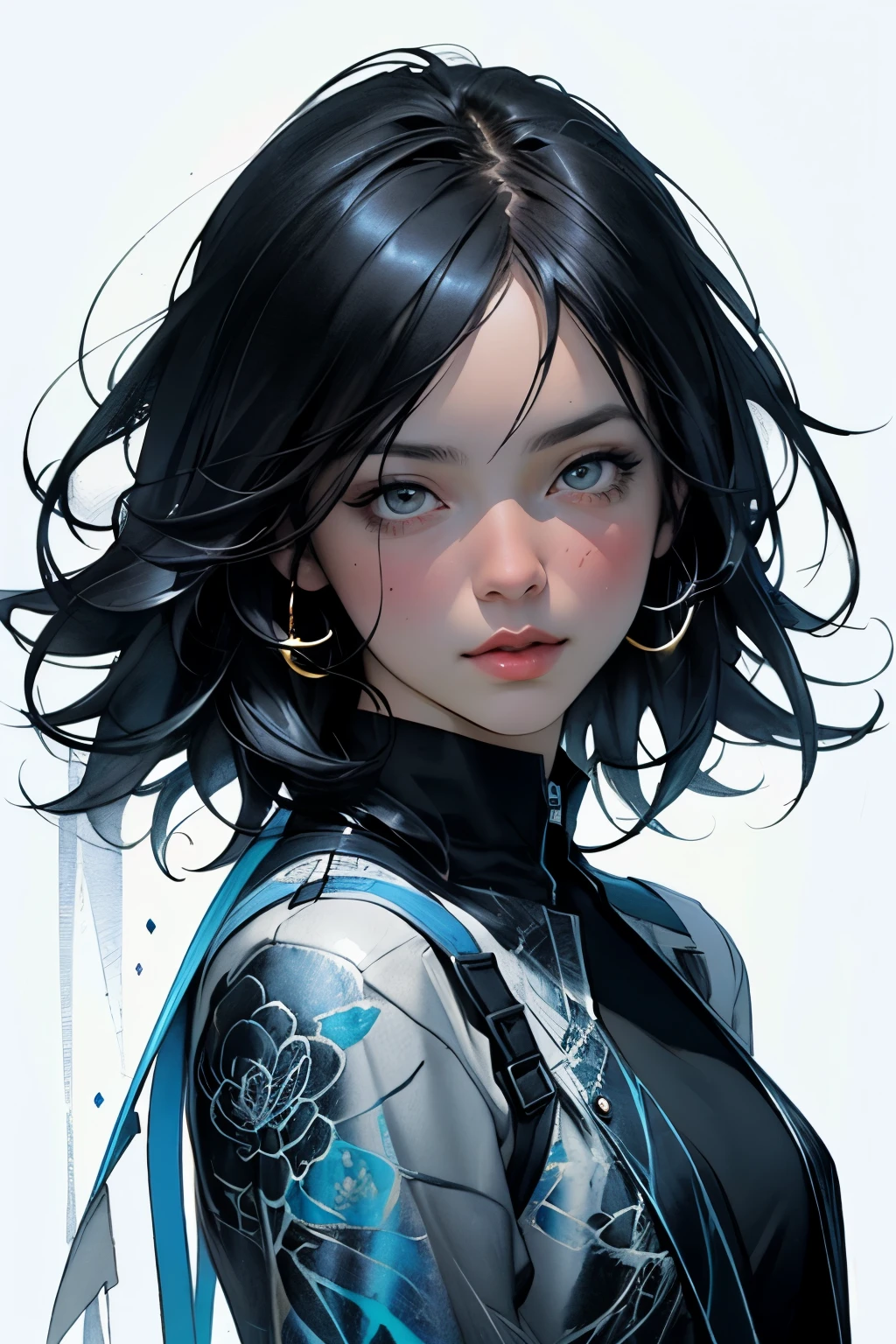 Art by Ralph Horsley, art style that combines the elegance of line art with the vibrancy of watercolor wash. The elegance of line art with the vibrancy of watercolor wash. The artwork is highly detailed, with sharp focus and smooth transitions. The overall feeling is dynamic and highly polished, influenced by the works of Carne Griffiths,