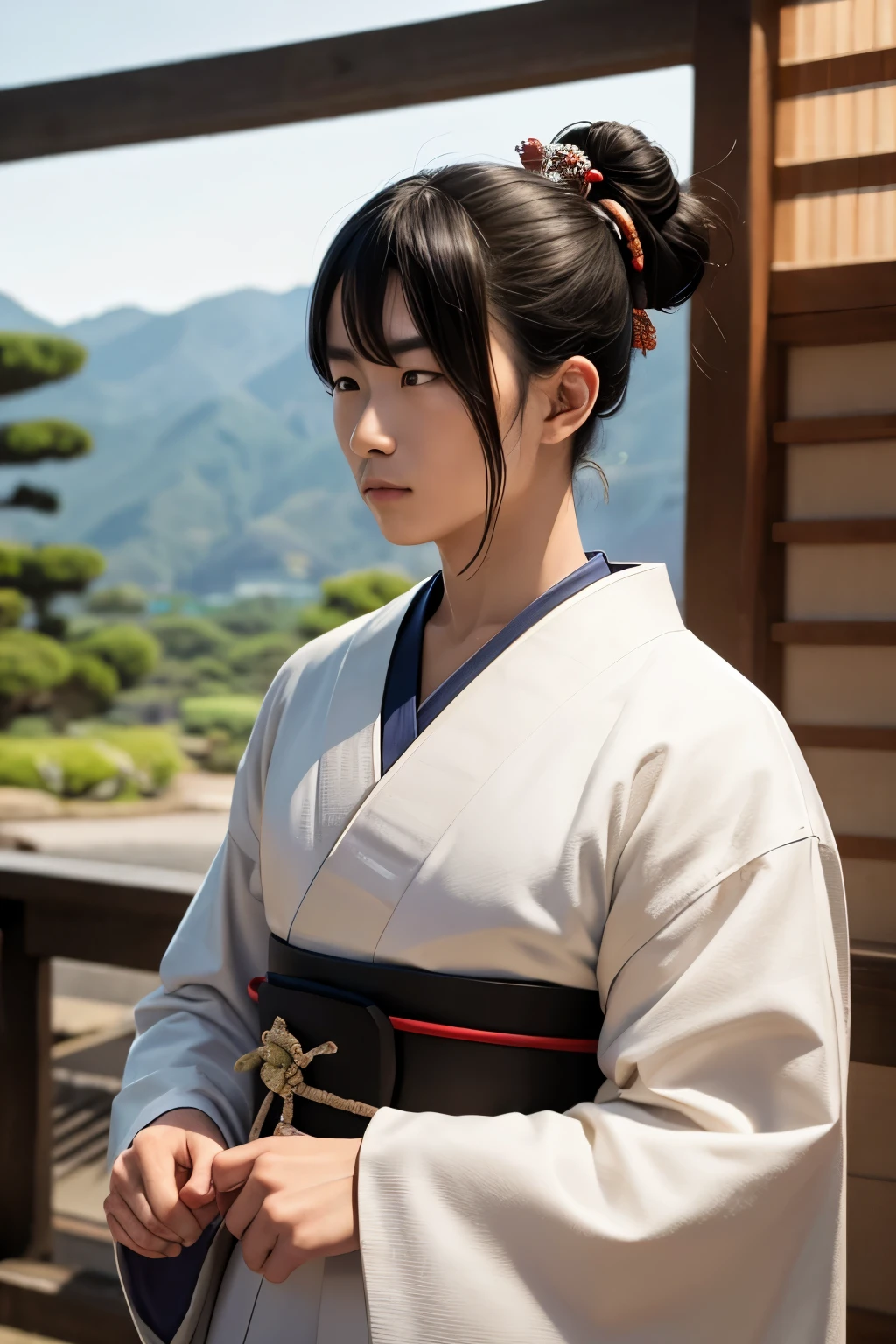 Edo Period samurai road male