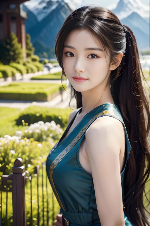 Amy is depicted as a -yeld giwith a background that reflects her Chinese and English heritage, embodying a harmonious blend of these diverse cultures. Her expression exudes courage and a gentle disposition that reveal her as a peace-loving individual with a strong enthusiasm for charitable activities. Despite her young age, Amy's demeanor suggests a maturity and determination that resonate with her advocacy for harmony and compassion. Set against the backdrop of a tranquil town, her image radiates a sense of serenity and resolve.