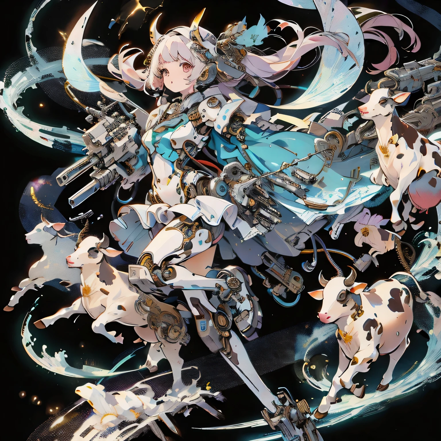 Cow Mecha Girl