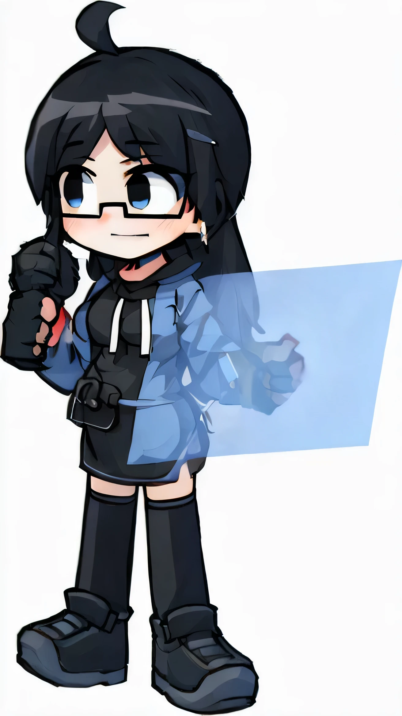 cartoon girl with a laptop and a glove, cel - shaded art style, cel shaded!!!, visual novel sprite, unknown artstyle, live2d virtual youtuber model, advanced digital mother art, anime moe artstyle, 2 d sprite, full body!, mother style, [ digital art ]!!, inspired by Leng Mei, clean artstyle, female protagonist 👀 :8, pregnant belly, pregnant womb, baby kick, big breasts, pregnant stomach
