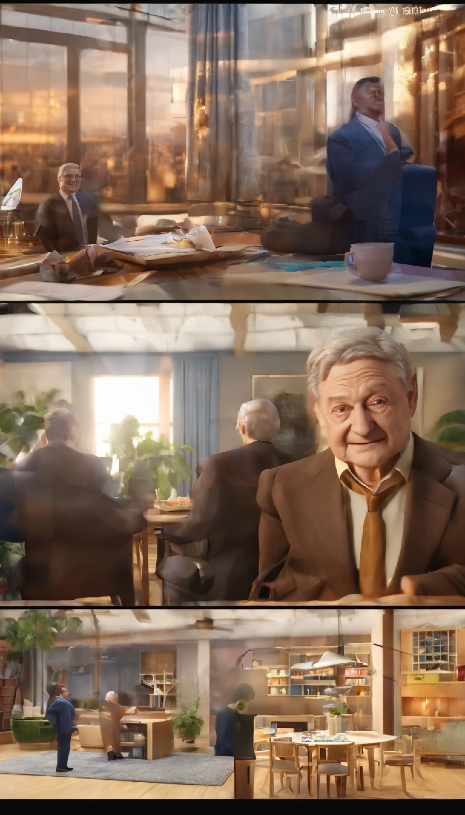 George Soros in various financial settings