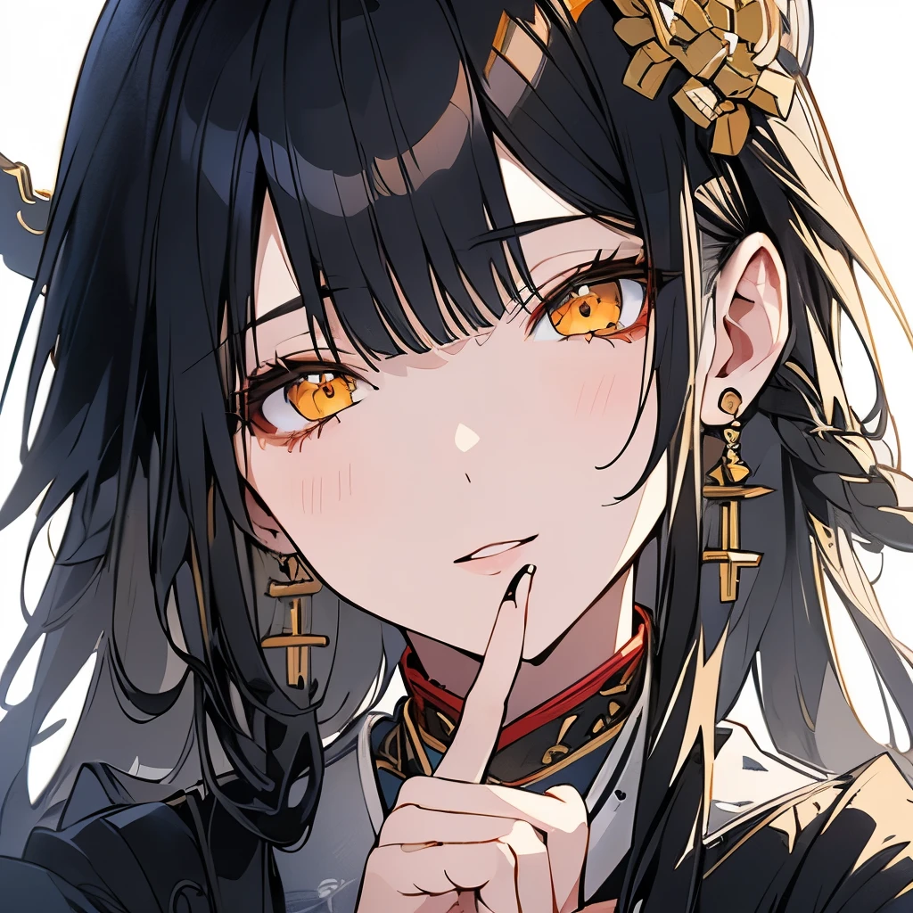 (Best quality details:1.22), 4K High definition, Ultra Detailed, High quality texture,intricate details,detailed texture,finely detailed,high detail,High quality shadow,Detailed beautiful delicate face, detailed beautiful delicate eyes, Depth of field, human, solo, short himecut, traditional japanese clothes, yellow eyes, black hair, onmyoji detailed art, nsfw, naked