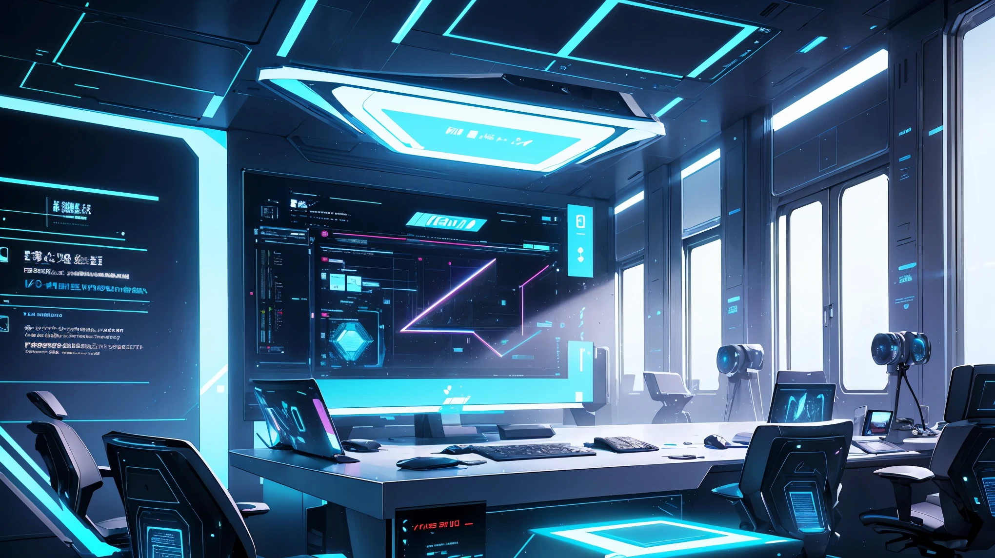a futuristic image with the words "AI-Tools" written on it,high-tech materials, holographic technology, advanced interface design, professional workspace, sleek and clean lines, vibrant colors, minimalistic style, dynamic lighting, intricate details,banner image,