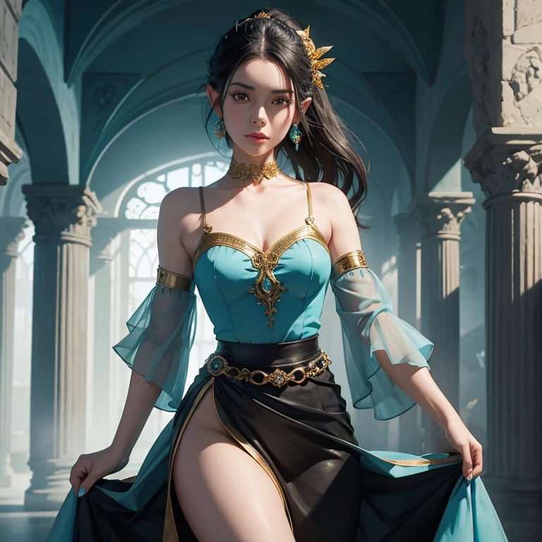 [Water Goddess Aqua], (NSFW), full body, sexy wavy gray hair, (super realistic), (high resolution), (8K), (very detailed), (best illustration), (beautiful and detailed eyes), (best quality), (super detailed), (masterpiece), (wallpaper), (detailed face), sagging breasts, (big))), solo, open legs, girl alone, looking at the viewer, fine details, big ass, ahe face, detailed face, in a bright room, pureerosfaceace_v1, smile, bust, short chemise on naked, wet, leaking pee, mekosuji, [standing], wearing high heels, earrings, half shoulder, undressing, spread legs,squatting --auto