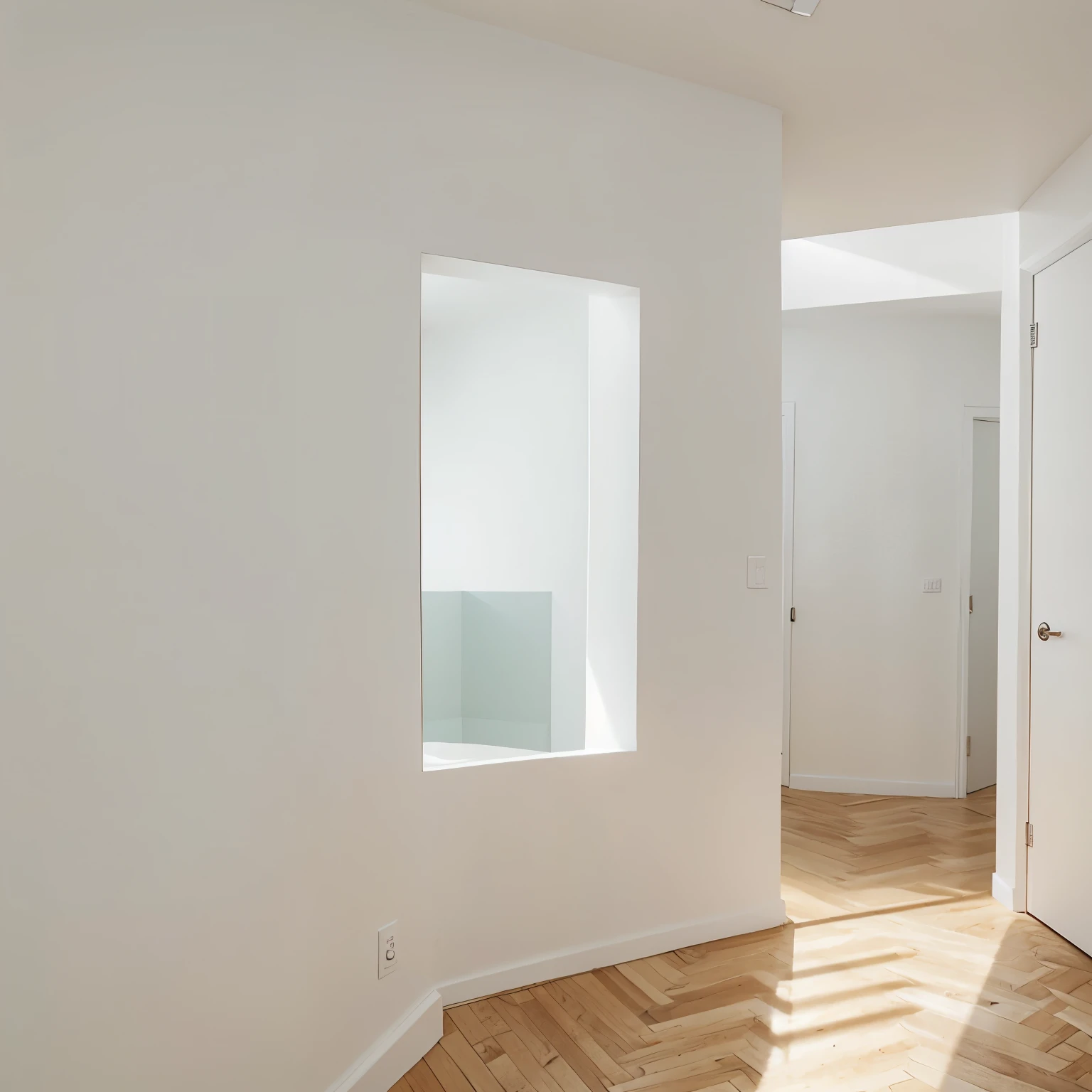 White Wall wird pictures around