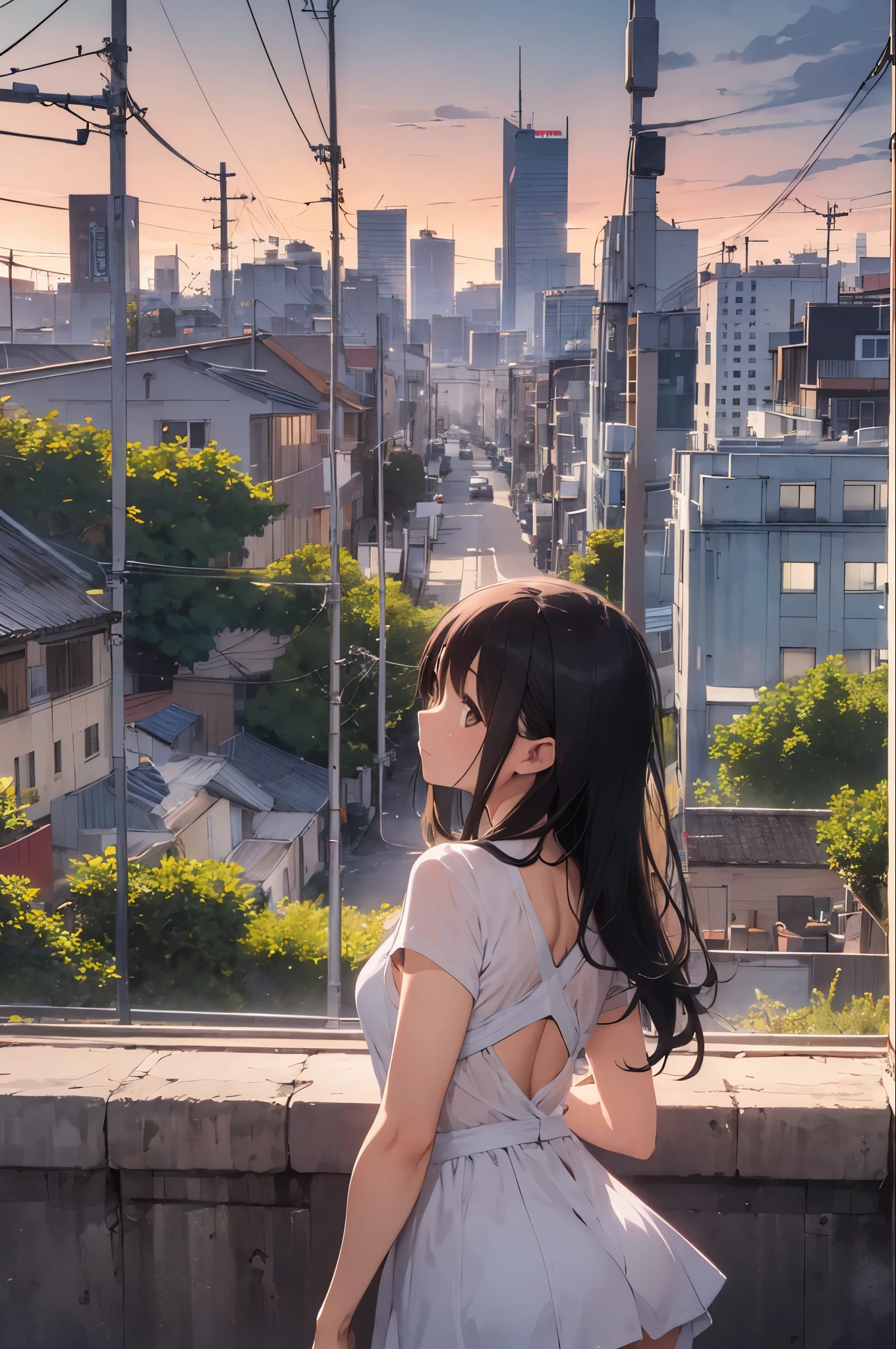 On the rooftop during golden hour、Background night city skyline, Beautiful Japanese woman photographed in sexy swimsuit, towards the camera. She wears a white swimsuit, Minimalist white swimsuit, Her long silver hair is gently swaying in the breeze. A golden light surrounds her, Creating a silhouette effect, Capture the moment when the background changes from day to night. After her, Cherry blossom scenery in full bloom、Capture moments of serene beauty, Demonstrating the peaceful coexistence of city life and nature.
• Mode: manual mode、exposed、Fine-tune your shutter speed。
• Aperture (F-Score): f2.8〜Set to F4 range.、Make your subject stand out、Beautifully blurring the cherry blossoms in the background。
• Shutter speed: 1. Capture the Movement/Please select 250 seconds or more。A quiet pose or、If you want to capture the moment when the petals fall、Adjusting the Shutter Speed。
For shooting in bright outdoor conditions、Set to 100 or 200、Keep it as low as possible。
seaweed、seaweed、seaweed、seaweed、seaweed、seaweed、