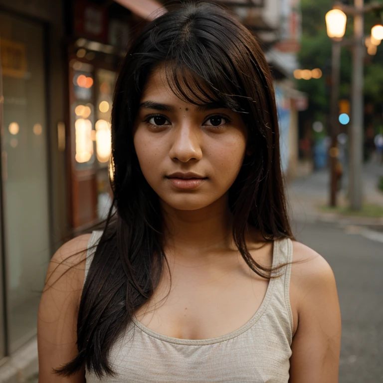 Realistic girl of Indian