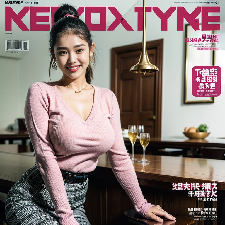 Porn magazine cover、((masterpiece)), ((Highest quality)), ((Complex)), ((Ultra-realistic)), (Realistic), (Mature Woman), ((There are no classes)), Very detailed, 1 Girl, (Big Breasts), eyelash, double eyelid, (Beautiful Teeth), Grin, Brunette Bob Hair, Brown eyes, Lilac Ultra Micro Turtleneck (Red tight mini skirt), ((Thighs)), (stockings), (background: underground), detailed background, Perfect Eyes, Captivating eyes, Looking at the audience, from before、無限のorgasm、Infinite Strip、expose as much skin as possible、乳房マッサージorgasm、乳首の刺激はorgasmにつながる、Breast caressing with aphrodisiac lotion、Seduce the viewer、Captivate your viewers、Taunt the viewer、Seductively Seduction、花見で絶頂orgasm、Dripping wet pussy、((Dripping wet pussyマンコに突き抜けるorgasm))、Nipples numb with intense caressing、マンコに突き抜けるorgasm、Nipples numb with intense caressing、Trembling with pleasure、突き抜けるorgasmに震える、Pleasure that goes through、突き抜けるorgasm信じられないほどの快感、Incredible pleasure nipples feel intense pleasure、信じられない乳首のorgasm、orgasm、orgasm、orgasm、orgasm、orgasm、gasp.gasp.gasp.gasp.