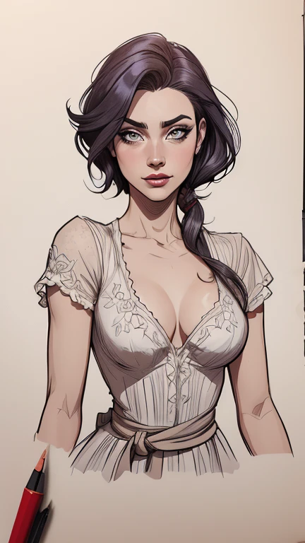 Personagem mulher ninja com marcas de guerras Imagem de desenho animado de uma mulher .cartoon style illustration, estilo de arte dos desenhos animados, estilo de arte dos desenhos animados, digital illustration style, design de personagens altamente detalhado, arte digital detalhada coragem, Forest fan art, Design de personagens de retrato, beautiful digital illustration, retrato de alta qualidade, Arte em quadrinhos, mulher jovem cabelo com transas lindas . Beautiful outlined eyes Medium large bust and wonderful sensual clothes. expression of sexual desire image from the waist to the head illustration