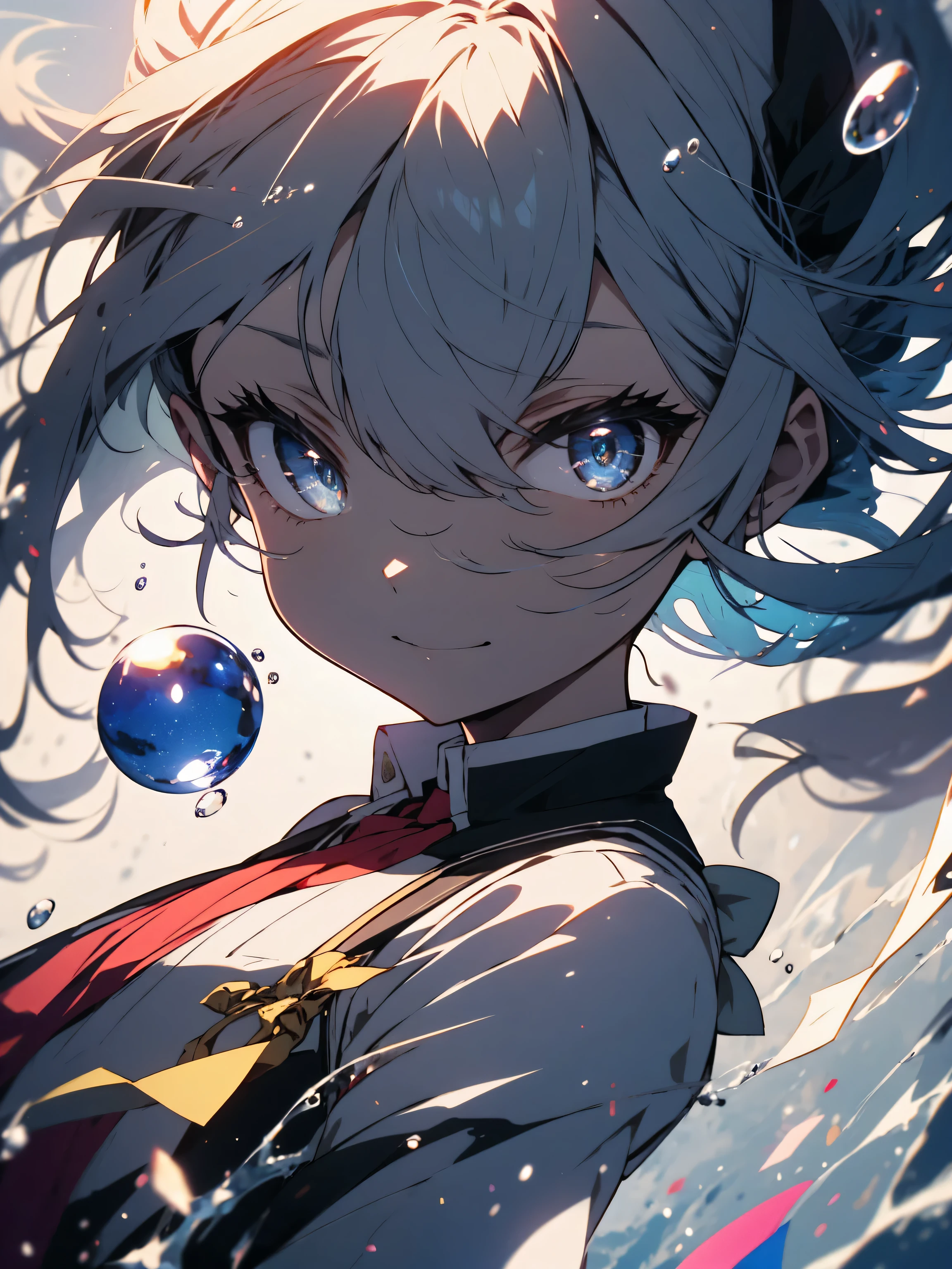 (highest quality、masterpiece、High resolution、detailed)、(Shining eyes、detailed beautiful face)､1girl,
BREAK
/anime style, super fine illustration, highly detailed, dynamic angle, beautiful detailed, 8k, In the spring garden, BREAK a girl plays joyfully with soap bubbles. Rainbow-colored bubbles float in the air, BREAK as her smiling face chases after them,
BREAK