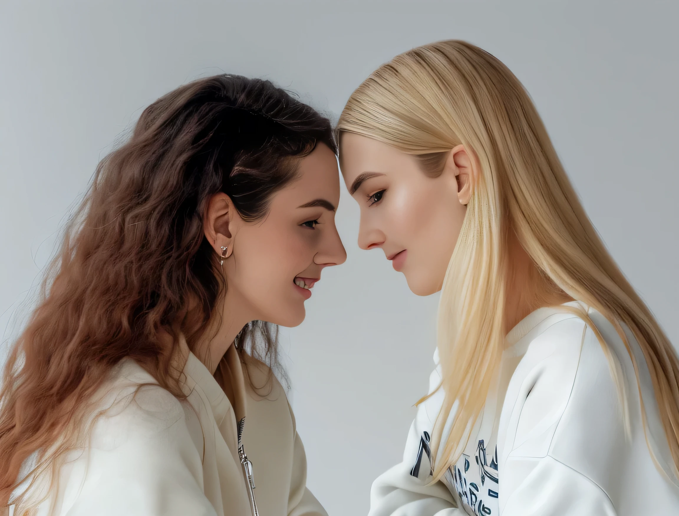 Blonde woman in black sweatshirt posing for portrait on gray background, nina tryggvadottir, anastasia ovchinnikova, viktoria gavrilenko, moleksandra shchaslyva, julia gorokhova, sofya emelenko, valentina remenar, Photos from the catalogue, yelena belova, olya bossak