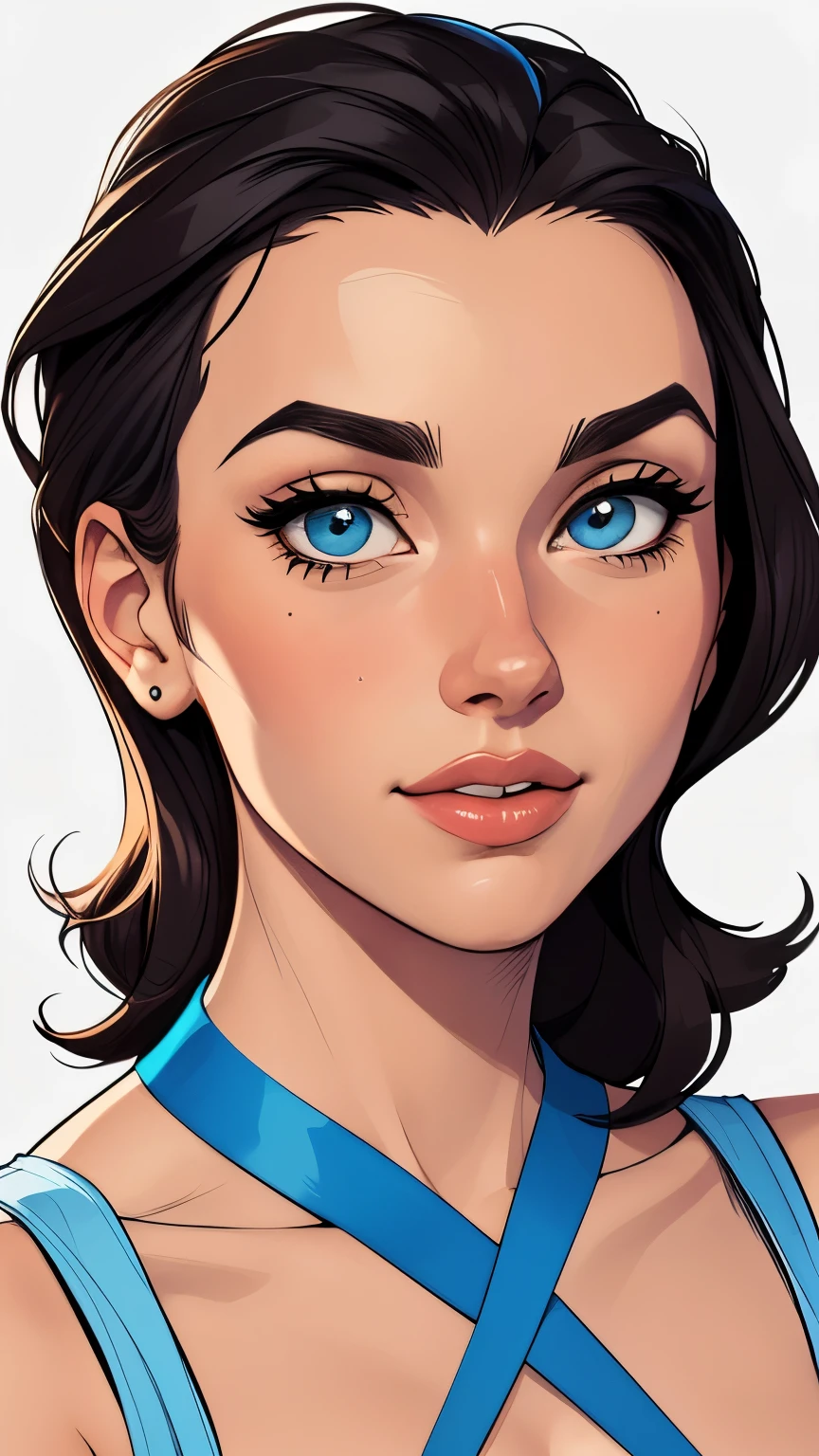 estilo de desenho animado:1.2), draw ART Artline fundo branco mulher Imagem de desenho animado de uma mulher , roupas sensuais , garota super valente destemida , cartoon style illustration, estilo de arte dos desenhos animados, estilo de arte dos desenhos animados, digital illustration style, design de personagens altamente detalhado, arte digital detalhada fofa, City fan art, design de personagem retrato, beautiful digital illustration, retrato de alta qualidade, arte em quadrinhos, retrato do design do personagem, white background Busty without clothes and medium breasts female character cartoon style dressed in Fallout 4 uniform