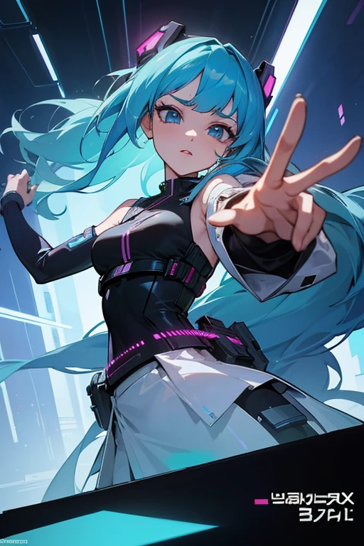 2d idol girl, big bust, cyberpunk, 1 woman, digital, animated film메이션, shot, animated film메이션 여자, animated film, singer