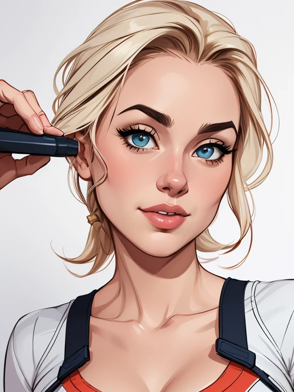 estilo de desenho animado:1.2), mulher brasileira draw ART Artline fundo branco mulher Imagem de desenho animado de uma mulher , roupas sensuais , garota super valente destemida , cartoon style illustration, estilo de arte dos desenhos animados, estilo de arte dos desenhos animados, digital illustration style, design de personagens altamente detalhado, arte digital detalhada fofa, City fan art, design de personagem retrato, beautiful digital illustration, retrato de alta qualidade, arte em quadrinhos, retrato do design do personagem, white background Busty without clothes and medium breasts female character cartoon style dressed in Fallout 4 uniform