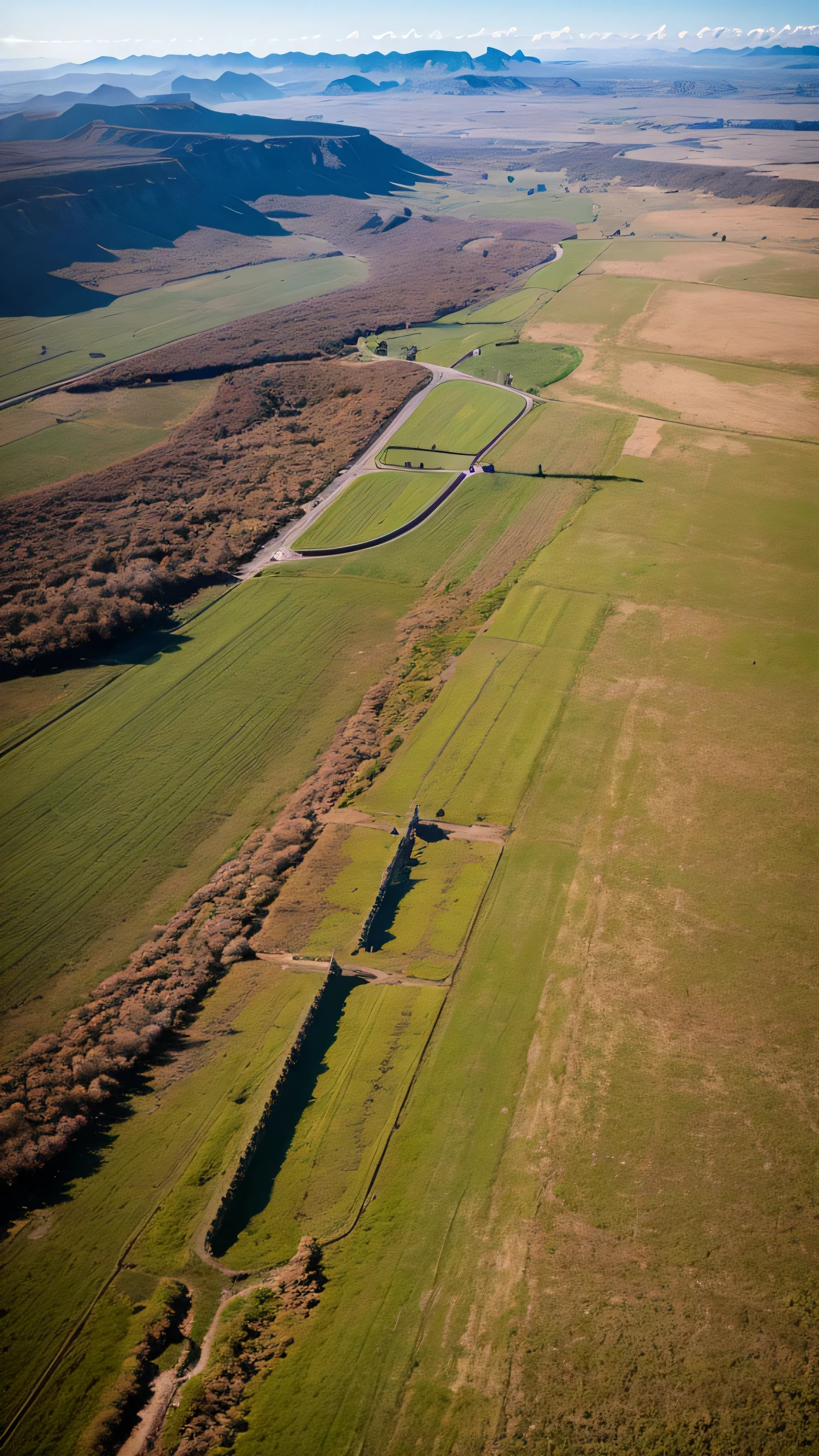 Highest image quality,drone photography,vast land