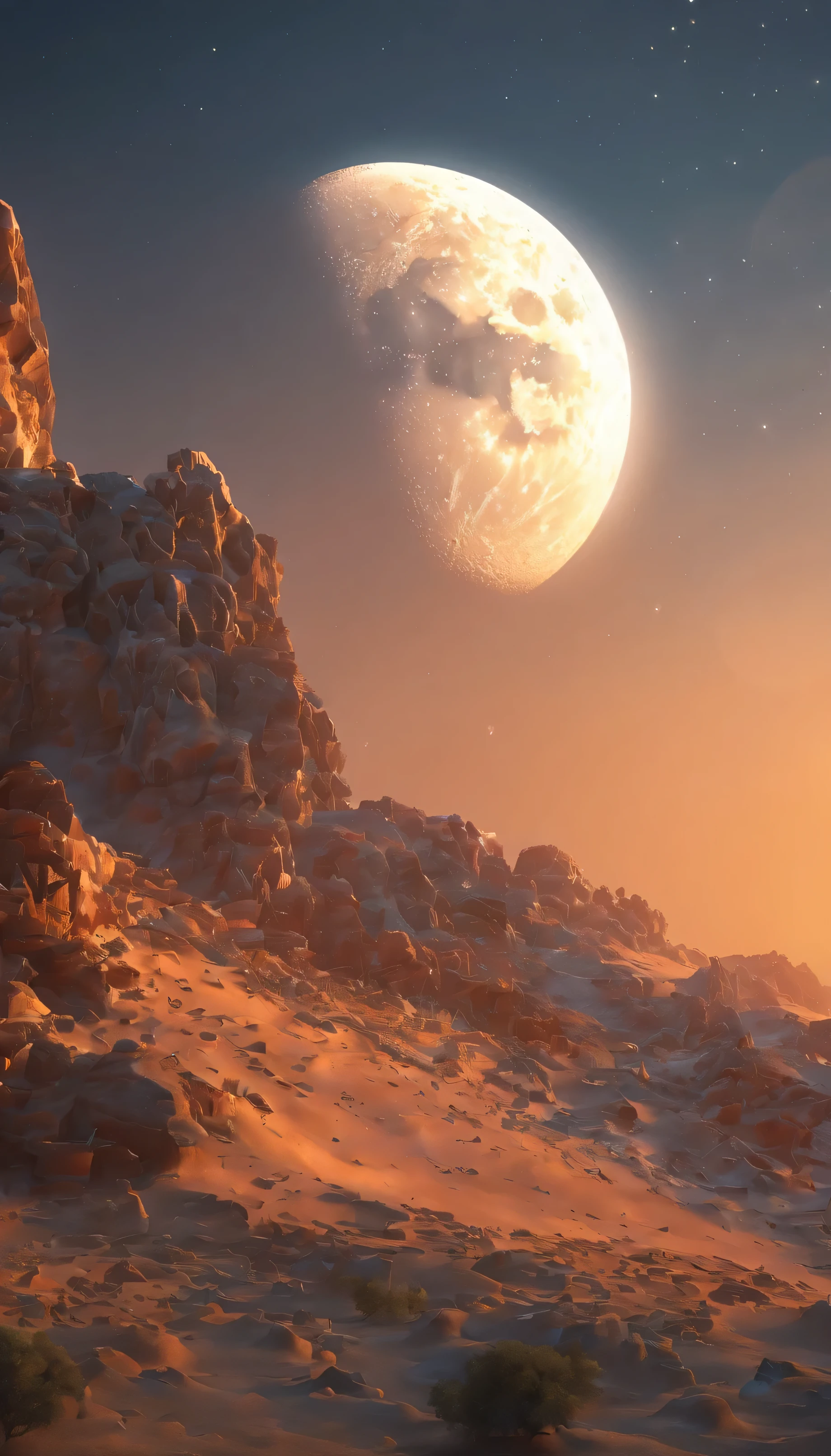 Moon in the sky