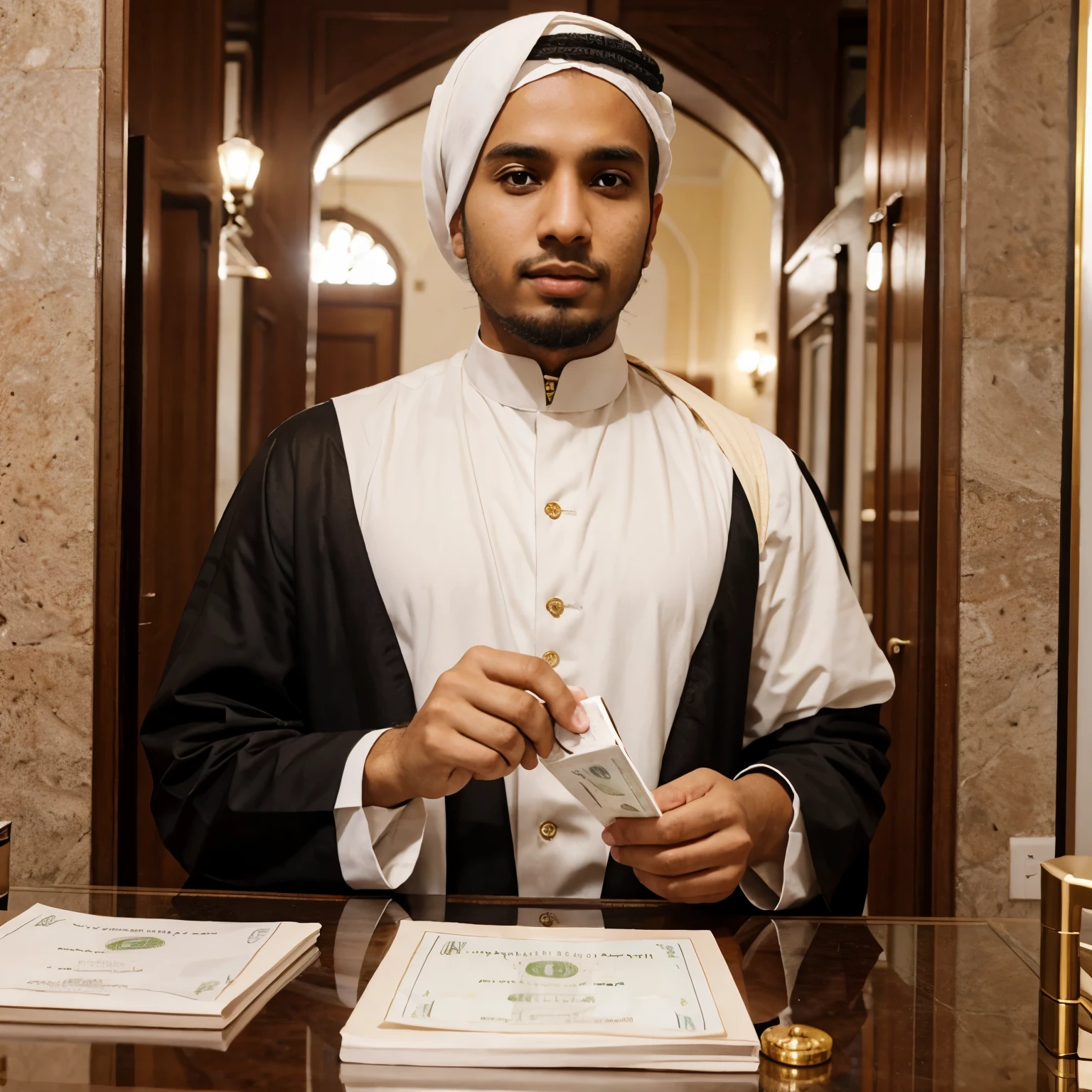 Muslim with money