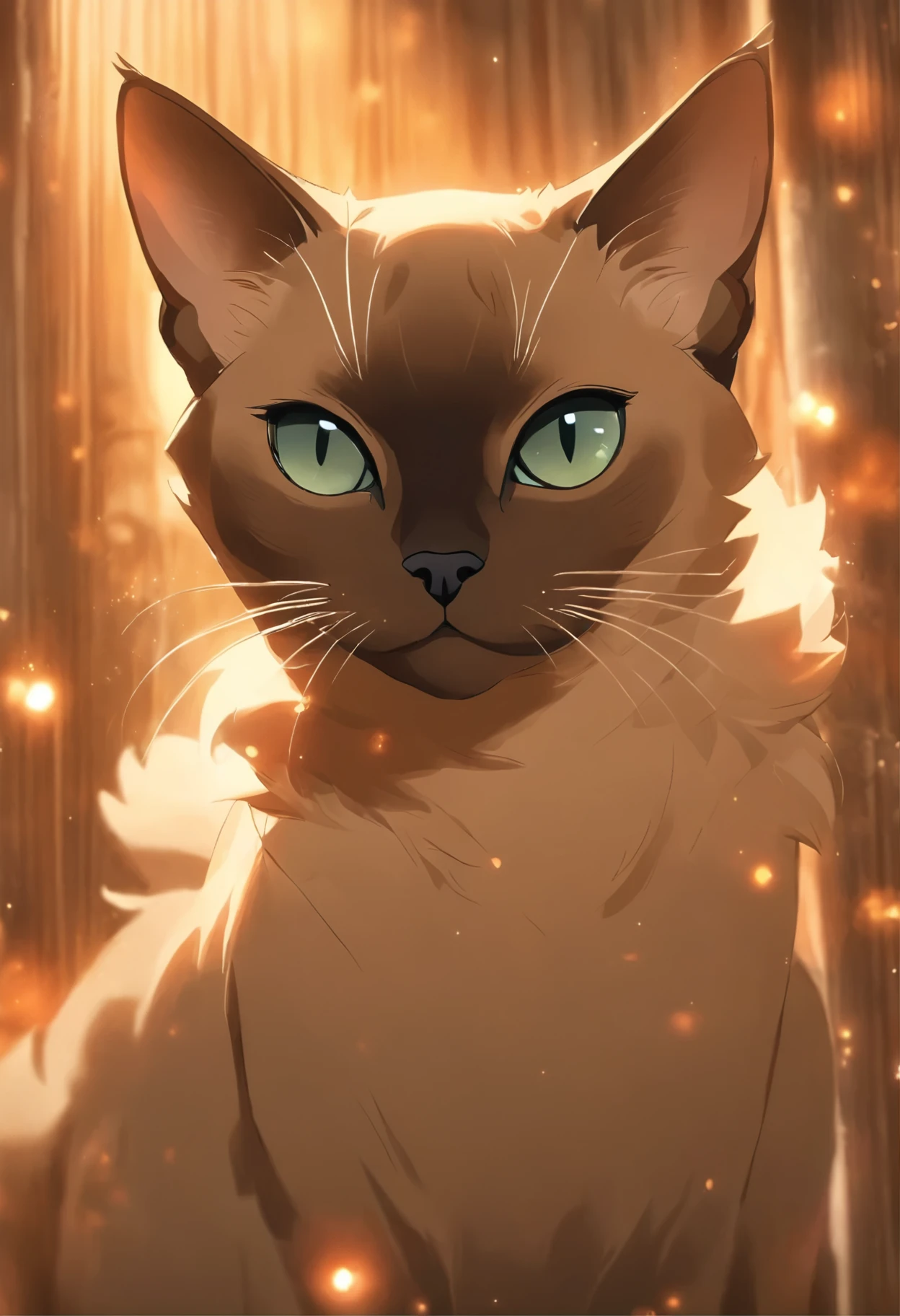 "Generated ultra-high resolution images of a chic dark brown Tonkinese cat, The face is black,Body brown,Cute cat pose. Use advanced macro photography techniques、Highlights the intricate details of cat fur。, erect ears, expressive eyes,Place the camera at the cat's eye level, Create an intimate connection between the viewer and the cat subject. Large aperture achieves shallow depth of field, Make the cat stand out clearly against a slightly blurred background. improve lighting、Highlights the texture and contours of your cat's body。, using software, Remove coarse shadows、, cozy atmosphere. Hug your cat in a relaxed position, But it's balanced, Express your flexibility and elegance. Try to capture the moment with natural movement, The beauty of the coat, convey realism. Implement post-processing techniques to improve image clarity, contrast, And the color balance, Protected on all sides, From a cat's intricate patterns to its intense gaze, Rendered in amazing detail. Conveying the gentle beauty and natural grace of the Tonkinese, Capture a fleeting moment,Celebrate cats' unique qualities of curiosity and sense of balance,Bright and warm room,A sunny room,