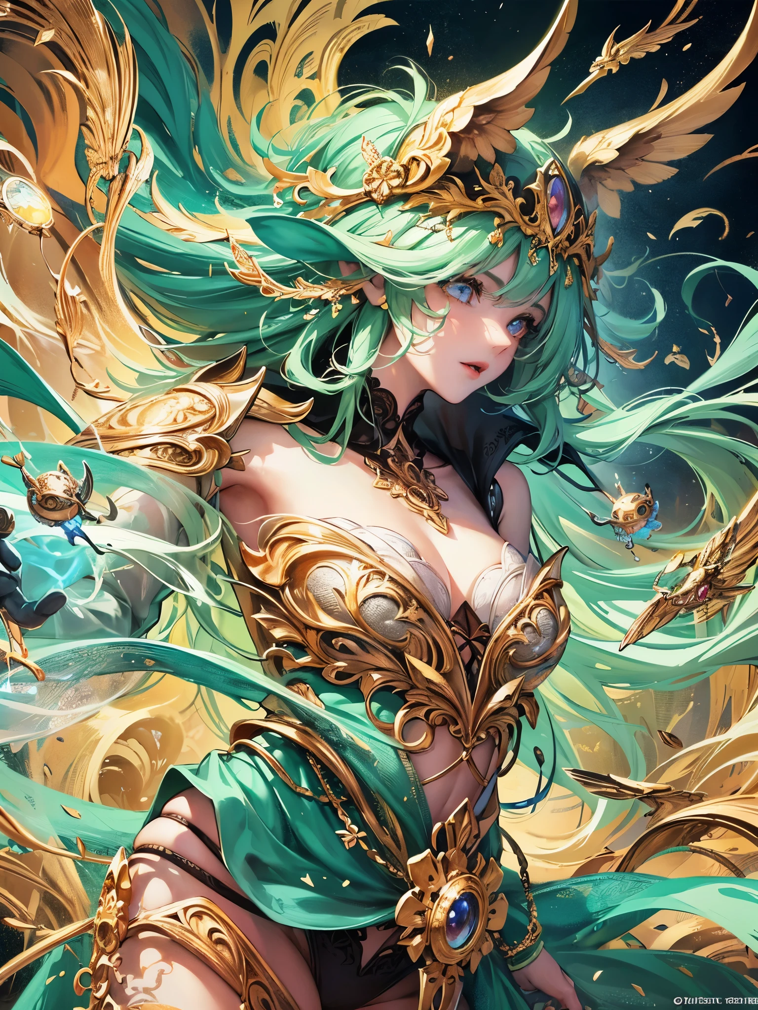 ((highest quality)),(ultra high resolution),(Super detailed),(detailed description),((best CG)),(best work of art),super precision art,amazing drawing art,(Fantasy art with intricate detail:1.5), 