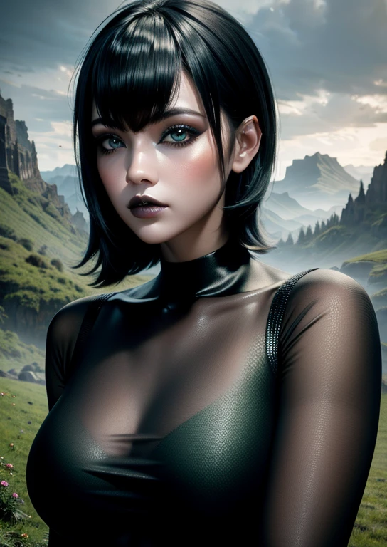 1girl, short bob hair, black hair, very small breasts, blue eyes, fair skin, she nude, penis in sex, full body, lake cave, very sexy body, detailed face, highly detailed, 8k, best quality, masterpiece, vibrant colors, digital art, concept art