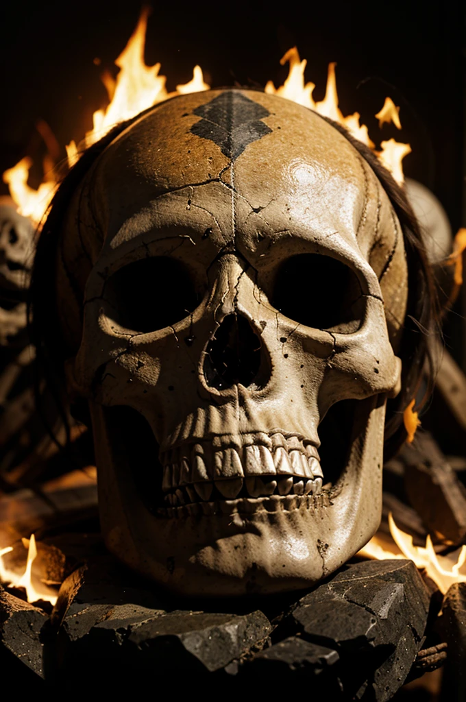 Skull of fire