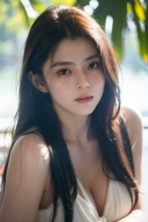 8k, masterpiece, RAW photo, best quality, photorealistic, extremely detailed CG unity 8k wallpaper, Depth of field, Cinematic Light, Lens Flare, Ray tracing, (extremely beautiful face, beautiful lips, beautiful eyes), intricate detail face, ((ultra detailed skin)) 1girl (highest resolution, distinct_image) best quality, 1girl, Tokyo street,night, cityscape,city lights, upper body, cleavage 8k, RAW photo, best quality, masterpiece,realistic, photo-realistic, (8k, RAW photo, best quality, masterpiece:1.2), High detail RAW color photo, professional photograph, (realistic, photo realistic:1.37), cinematic light, 1girl, Symmetrical, High Detail RAW Color Photo Professional Photo, [:( High Detail Face: 1.2): 0.1], (lora:PJ DH), Double braids, pores, real skin, breast focus, straight up, an 20 year old woman under a waterfall, body in contact with water and ripples around, clear clean water, shining eyes, looking at the audience, wet clothes, transparent clothes, wet body, wet hair, Tyndall effect, lens flare, shadow,, bloom, natural lighting, hard focus, film grain, photographed with a Sony a9 II Mirrorless Camera, by Laurence Demaison, gaze looking beyond,red blush,Strong sunshine,delicate and messy hair,realistic skin textures, Pronounced pores and skin wrinkles,tropical rainforest,((strong light shines on the face)), The upper part of the body, naked portrait, nude photography, detailed armpit, pussy pubic hair, shiny nipple