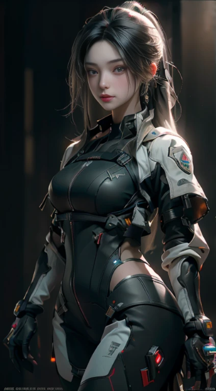 ((highest quality)), ((masterpiece)), (be familiar with:1.4), 3D, Beautiful cyberpunk woman image,HDR (high dynamic range),ray tracing,NVIDIA RTX,super resolution,unreal 5,Scattered beneath the surface,PBR texturing,Post-processing,anisotropic filtering,Depth of the bounds written,Maximum clarity and sharpness,multilayer texture,Albedo and specular maps,surface shading,Accurate simulation of light-matter interactions,perfect proportions,octane rendering,two-tone lighting,wide aperture,Low ISO,White balance,Rule of thirds,8K RAW,