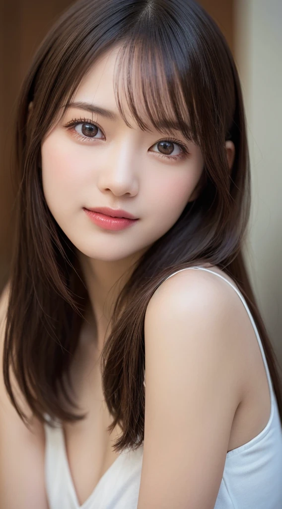 table top, highest quality, shape, Super detailed, finely, High resolution, 8K wallpaper, 完璧なダイナミックな構shape, beautiful and detailed eyes, winter dress,medium hair, small breasts, natural color lip, random sexy pose,smile,big city、40 year old girl、midnight、美しくdetailed face、perfect and beautiful face,Big eyes、Raw photo、spread your arms and legs wide、Express your best mood with your whole body、beautiful and detailed eyes、small face、beautiful duplex、slim face and style、 (get closer to the face, enlarge the face, face focus:1.0), break, (masterpiece, highest quality, Super detailed, detailed face, 8K)、real photos、perfect and beautiful face、blur the background、