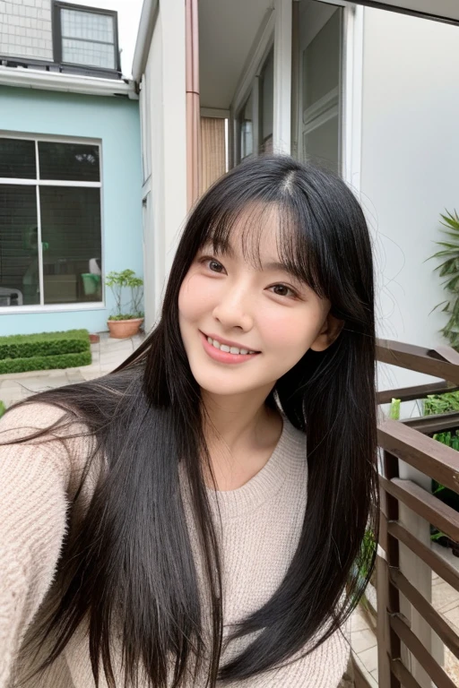 A beautiful and friendly 24-year-old married woman moves into the house next door. 158cm B98W60H92 Fair and soft skin semi-long black hair Small face and slightly droopy eyes Small mole under left eyelid full body image A nursery teacher who loves children and has a kind smile