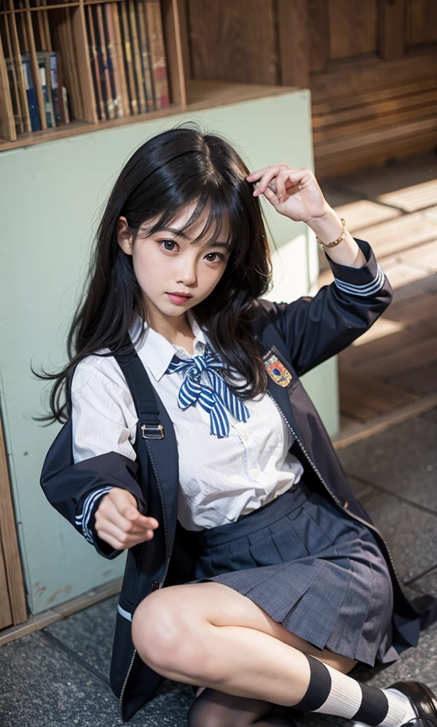 (8K, Best Quality, Masterpiece: 1.2), Realistic, Ultra High Resolution, Intricate Details, 1 Girl, Beautiful Face, JK Suit, White Shirt, Yellow Bow Tie, Yellow Skirt, Plaid Skirt, Pleated Skirt, Upper Body, Standing, Wide Angle Lens, Surreal Schoolgirl, Surreal Schoolgirl, Realistic Anime 3 D Style, Realistic Schoolgirl, Smooth Anime CG Art, 3 D Anime Realistic, Beautiful Anime High School Girls, Sakimichan HDRI, Fantastic school student uniform, realistic anime, realistic young anime girl (8K, best quality, masterpiece: 1.2), realistic, super high resolution, intricate details, 1 girl, beautiful face, JK suit, white shirt, upper body
