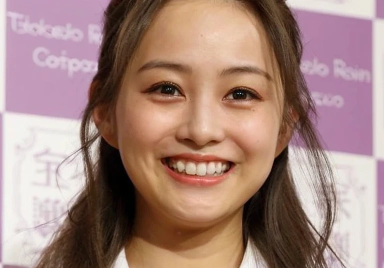 Alafed asian woman with long hair smiling at camera, beautiful japanese girl face, macoto takahashi, yukii morita, Chiho, Yoshitomo Nara, kimi takemura, yasumoto oka, cute - well-groomed - face, kiyoko suzuki, nanae kawahara, ayami kojima amano、Sexy eyes、blonde、cute eyes、red lip