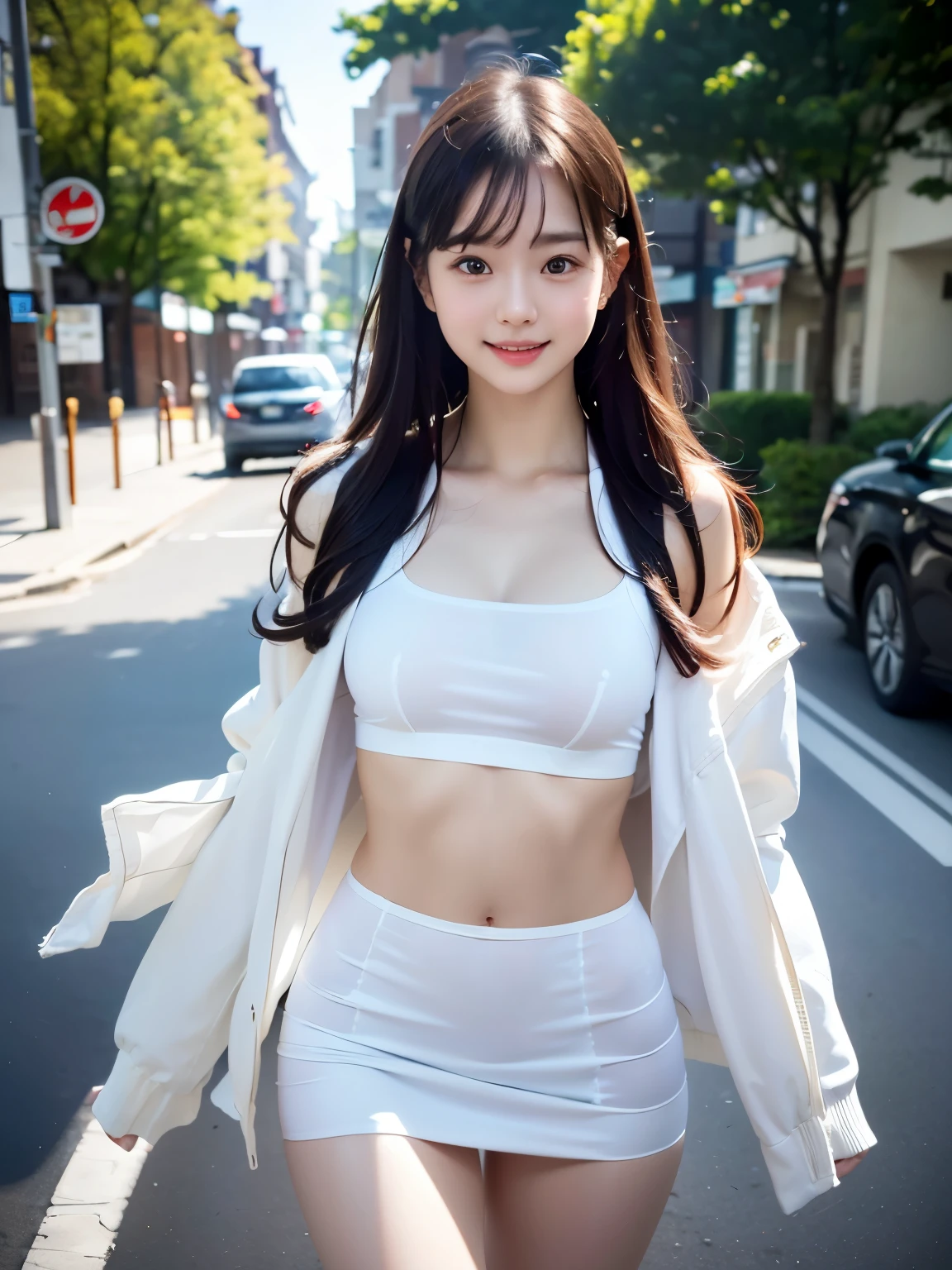 1 female、(super beautiful)、(beautiful face:1.6)、(detailed face:1.5)、(fine eyes:1.1)、(lip details:1.1)、(detailed nose:1.1)、(brown hair)、(doing figure skating)、(he女'he'リンクでスケートをしているのはheだけです.:1.2)、(anatomically correct movements:1.3)、(purple costume)、(white panties under skirt:1.2)、(Clothes:1.5)、(skating rink with spectators)、(At SFW:1.5)
