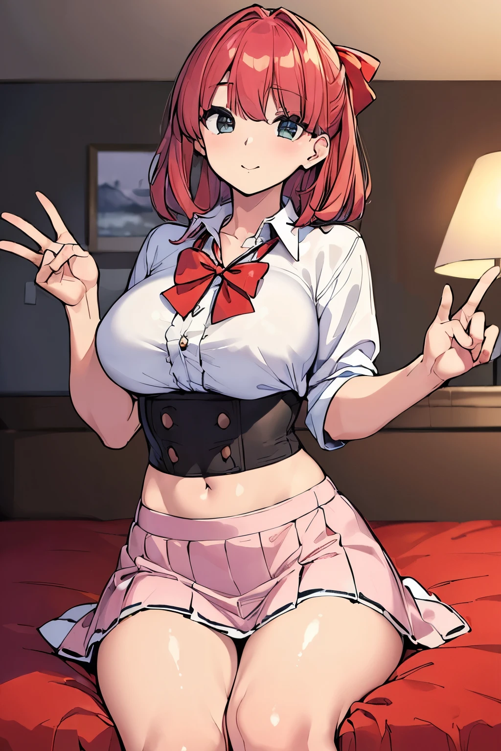 Maki Nishikino、lovelive 、One Girl, crowd、crowdにエッチされる、gym、mini skirt, Being petted、Lie down with your legs spread、Highest quality, Displeased face, blazer, blouse,Red bra、 Red panties, Her thighs and groin are wet with love juice. 、crowd、Big 、Big Ass、Thick thighs、The woman feels sexual arousal、Having my breasts massaged、Having your groin touched、指でHaving your groin touched、Spread your legs wide、Obscene sound effects、Naughty sound effects、The crotch is spread wide