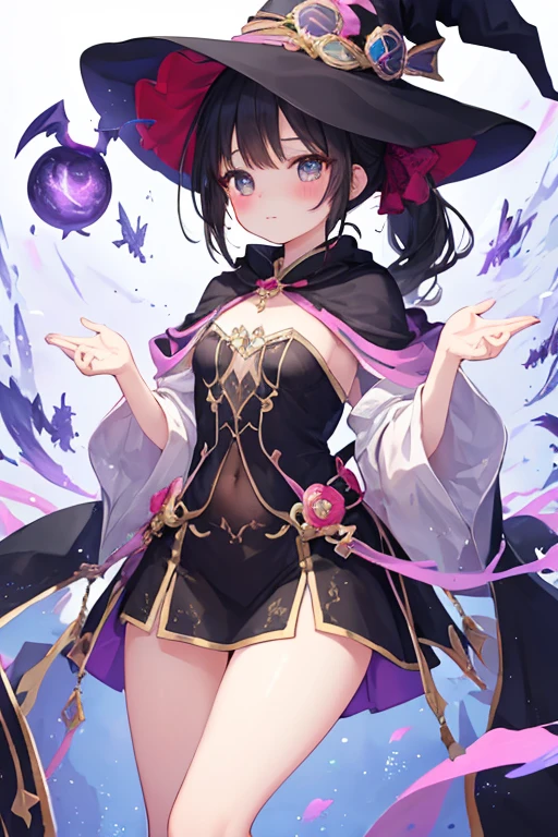 Masterpiece、top-quality、girl1、ultra-detailliert　A dark-haired、straight haired　Hogwarts robes　Soft thighs、large full breasts、Beautiful belly、vaginal、cunt、clit、Semen、Female genitals、Sexual organics　SEX、play sex、ssex、insertion、Vaginal insertion、Sexual organics inserted、Sperm、large amount of sperm、Sperm drenched、Intense Sex、hard、Vigorously inserted、cum shots　Background with、bedsheet