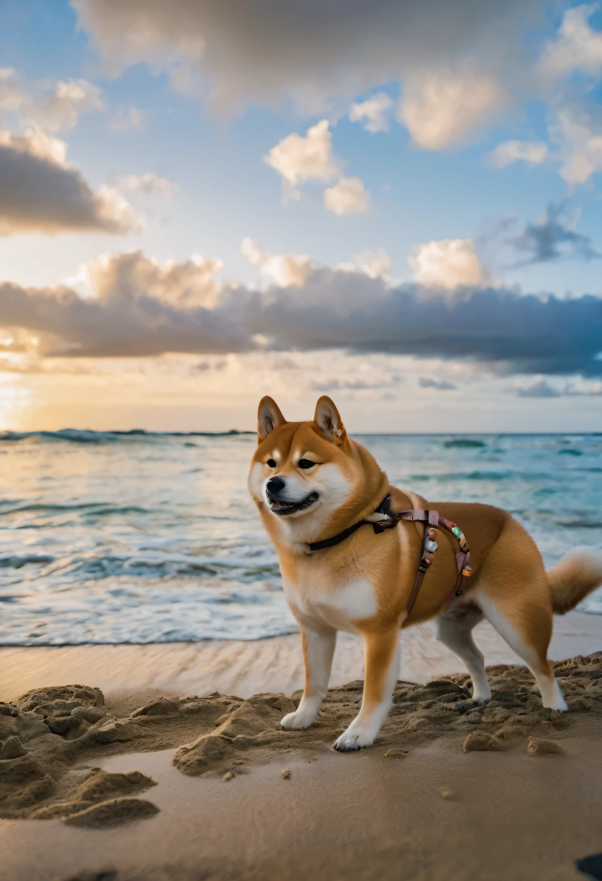 shiba in hawaii