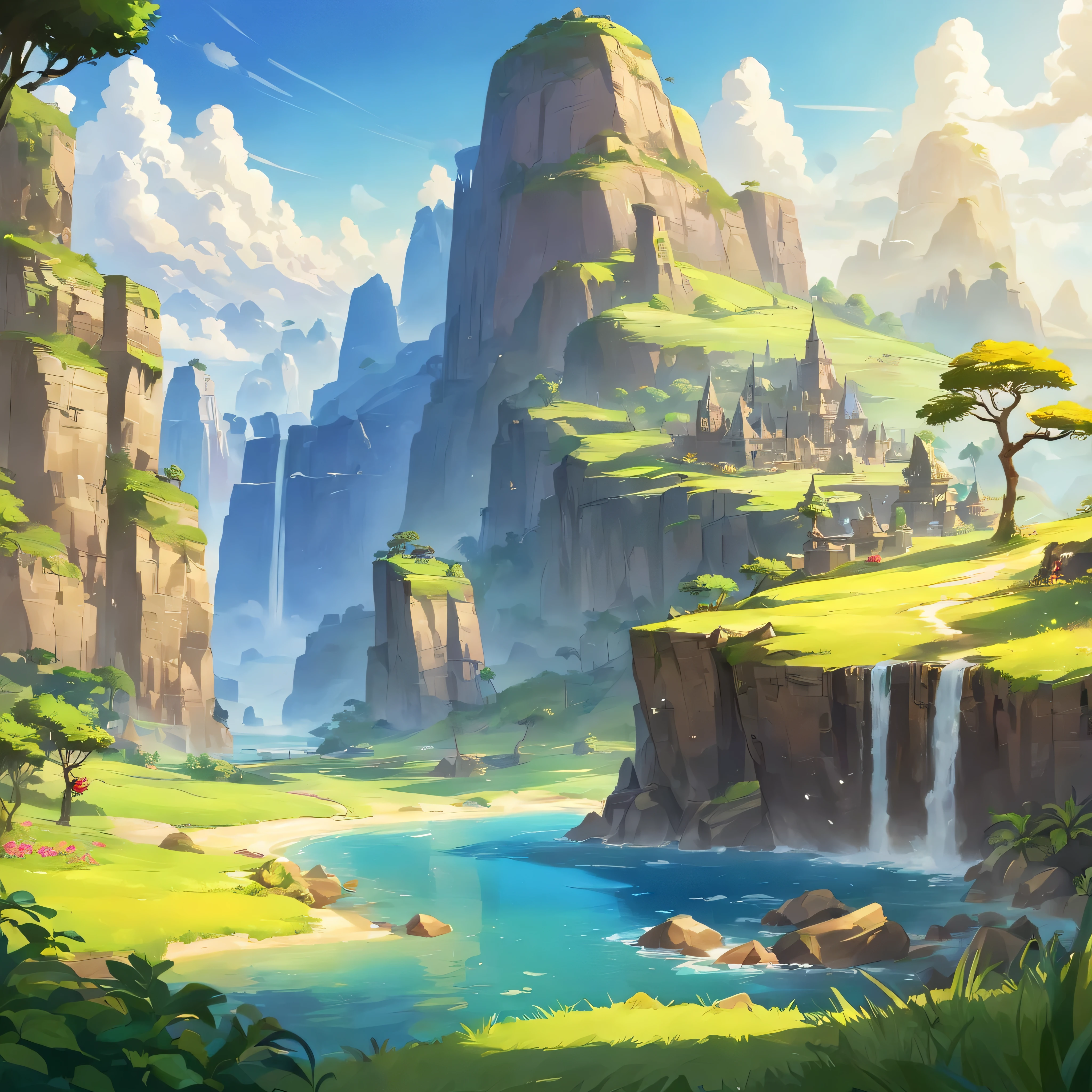 (Melhor qualidade,high resolution,ultra-detalhado,realista,HDR,studio lighting,Cores brilhantes,paisagens,retratos,Science fiction,Artistas conceituais,Guerra das Estrelas),a breathtaking landscape scene with a realista depiction of a Science fiction world inspired by the Artistas conceituais of Star Wars. The scene is full of stunning details and vibrant colors, showcasing the beauty and grandeur of the otherworldly setting. A paisagem apresenta vastas montanhas e'imposing cliffs, with a unique combination of'arquitetura futurista e'elementos naturais. The studio lighting enhances the depth and realism of the scene, casting dramatic shadows and highlighting the intricate details of the world. eues couleurs sont vives et dynamiques, with a wide range of hues and tones that create a visually captivating experience. eu'the overall atmosphere is impressive and engaging, inviting viewers to explore and immerse themselves in this Science fiction masterpiece.