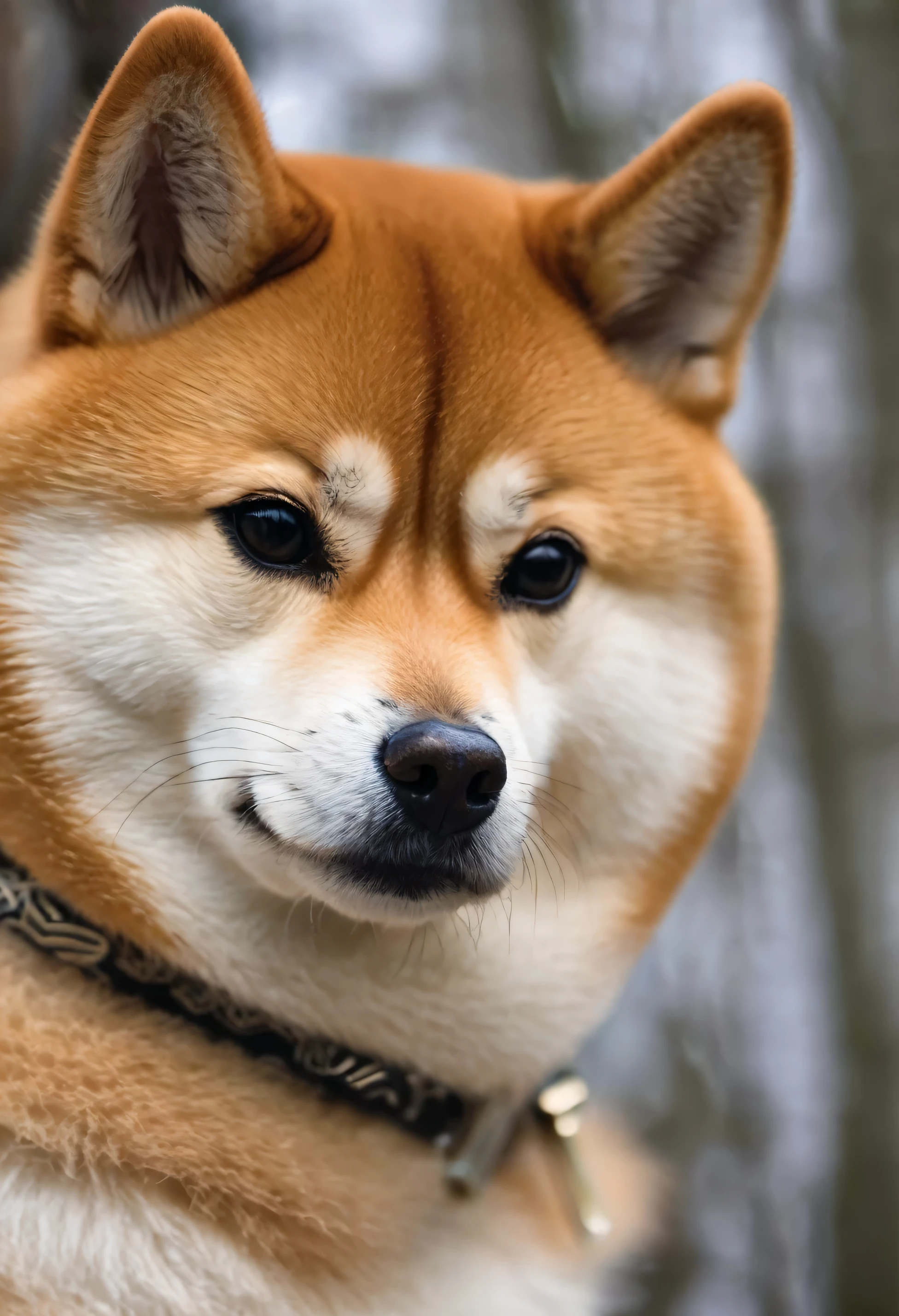 shiba like an owl